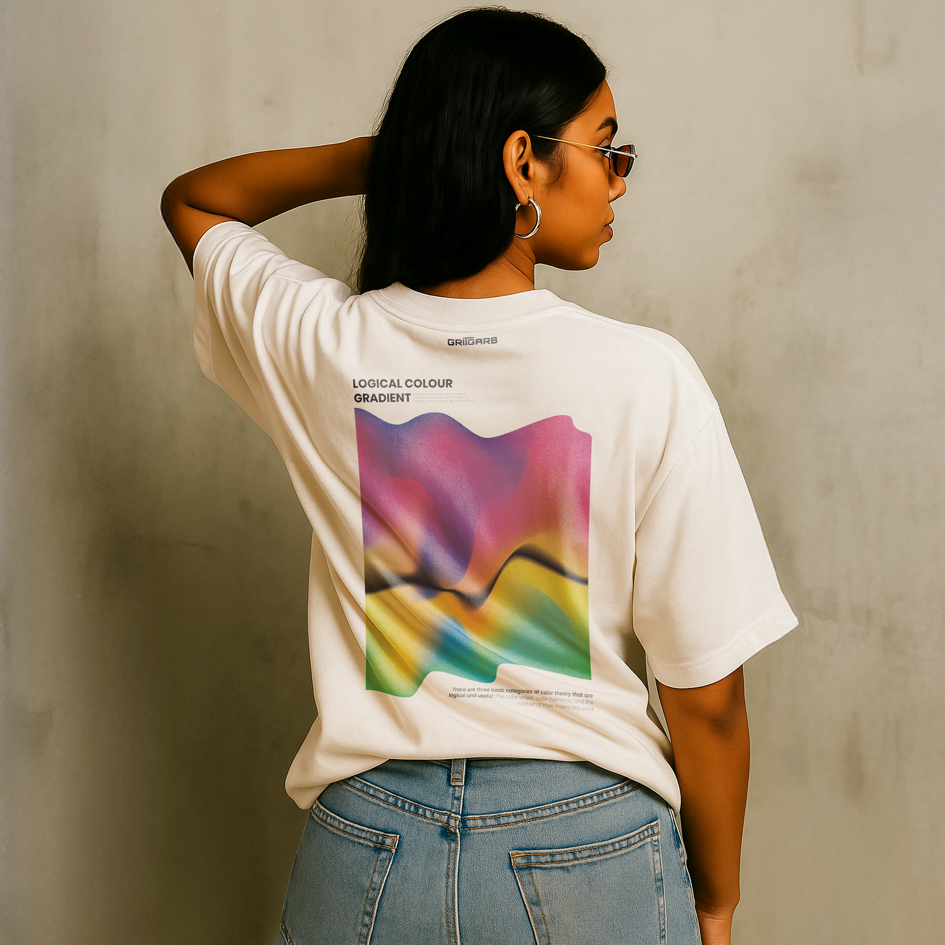 “Logical Gradient” Oversized Tee
