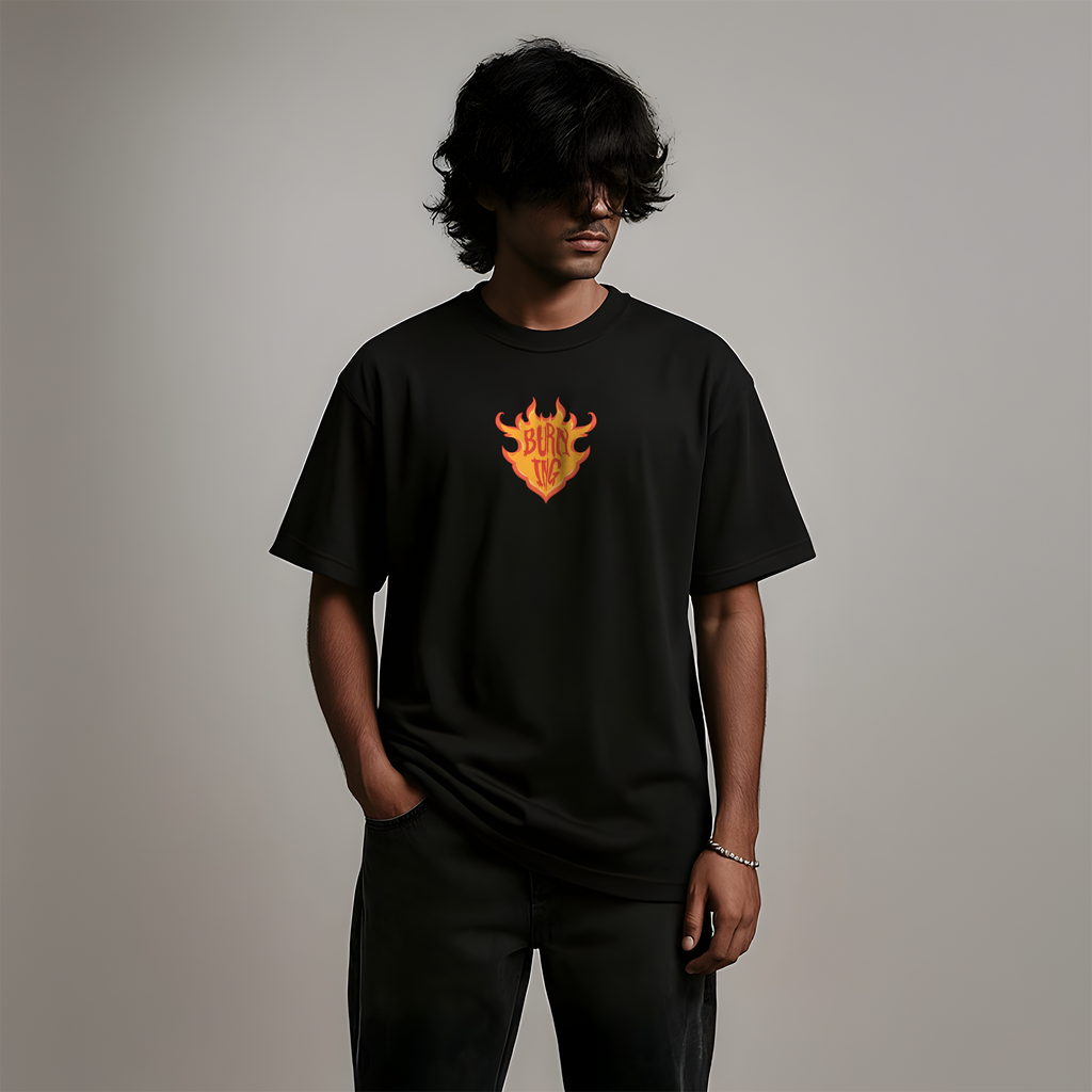 Burning Oversized Tee